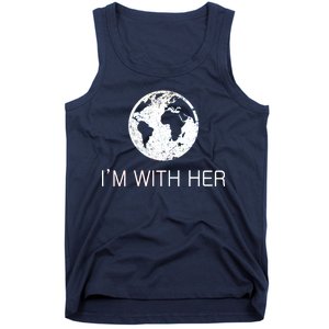 Distressed Earth Day I'm With Her Science March Tank Top