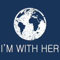 Distressed Earth Day I'm With Her Science March Golf Towel