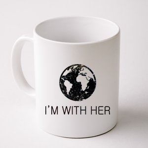 Distressed Earth Day I'm With Her Science March Coffee Mug