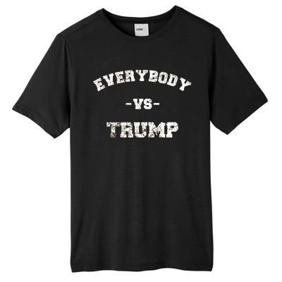 Distressed Everybody VS Trump Tall Fusion ChromaSoft Performance T-Shirt