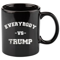 Distressed Everybody VS Trump 11oz C Handle Ceramic Mug