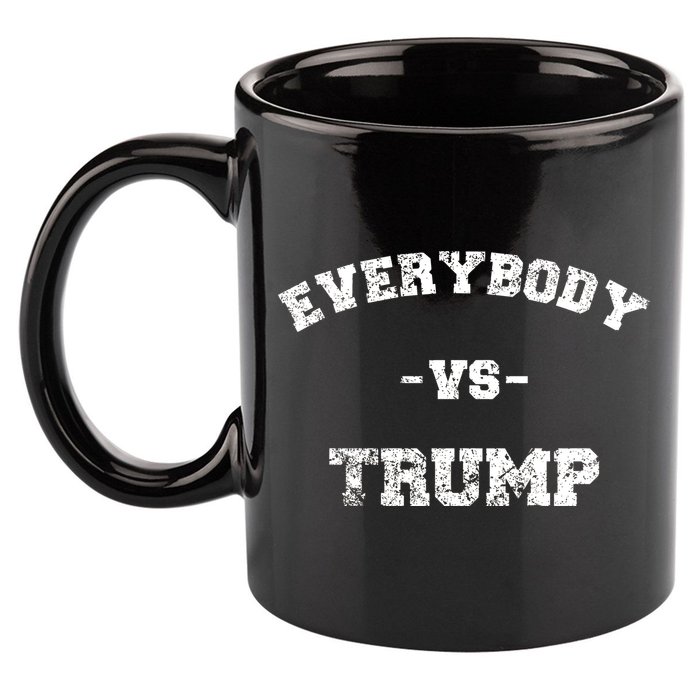 Distressed Everybody VS Trump 11oz C Handle Ceramic Mug