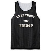 Distressed Everybody VS Trump Mesh Reversible Basketball Jersey Tank