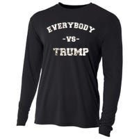 Distressed Everybody VS Trump Cooling Performance Long Sleeve Crew