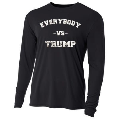 Distressed Everybody VS Trump Cooling Performance Long Sleeve Crew