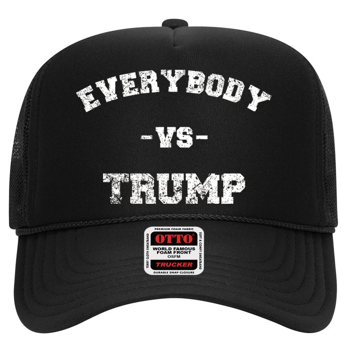 Distressed Everybody VS Trump Trucker Hat