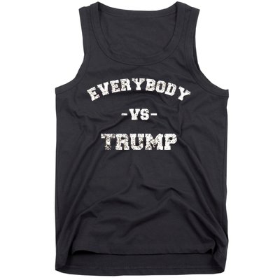 Distressed Everybody VS Trump Tank Top