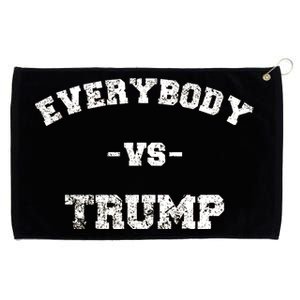 Distressed Everybody VS Trump Grommeted Golf Towel