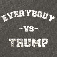 Distressed Everybody VS Trump Cotton Canvas Backpack