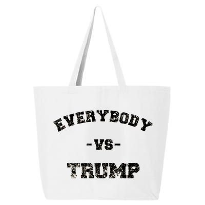 Distressed Everybody VS Trump 25L Jumbo Tote