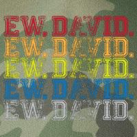 Distressed Ew, David Legacy Tie Dye Trucker Hat