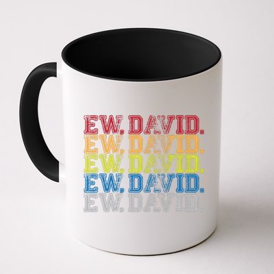 Distressed Ew, David Mug