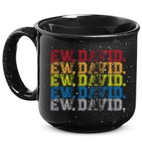 Distressed Ew, David 15oz Campfire Ceramic Mug