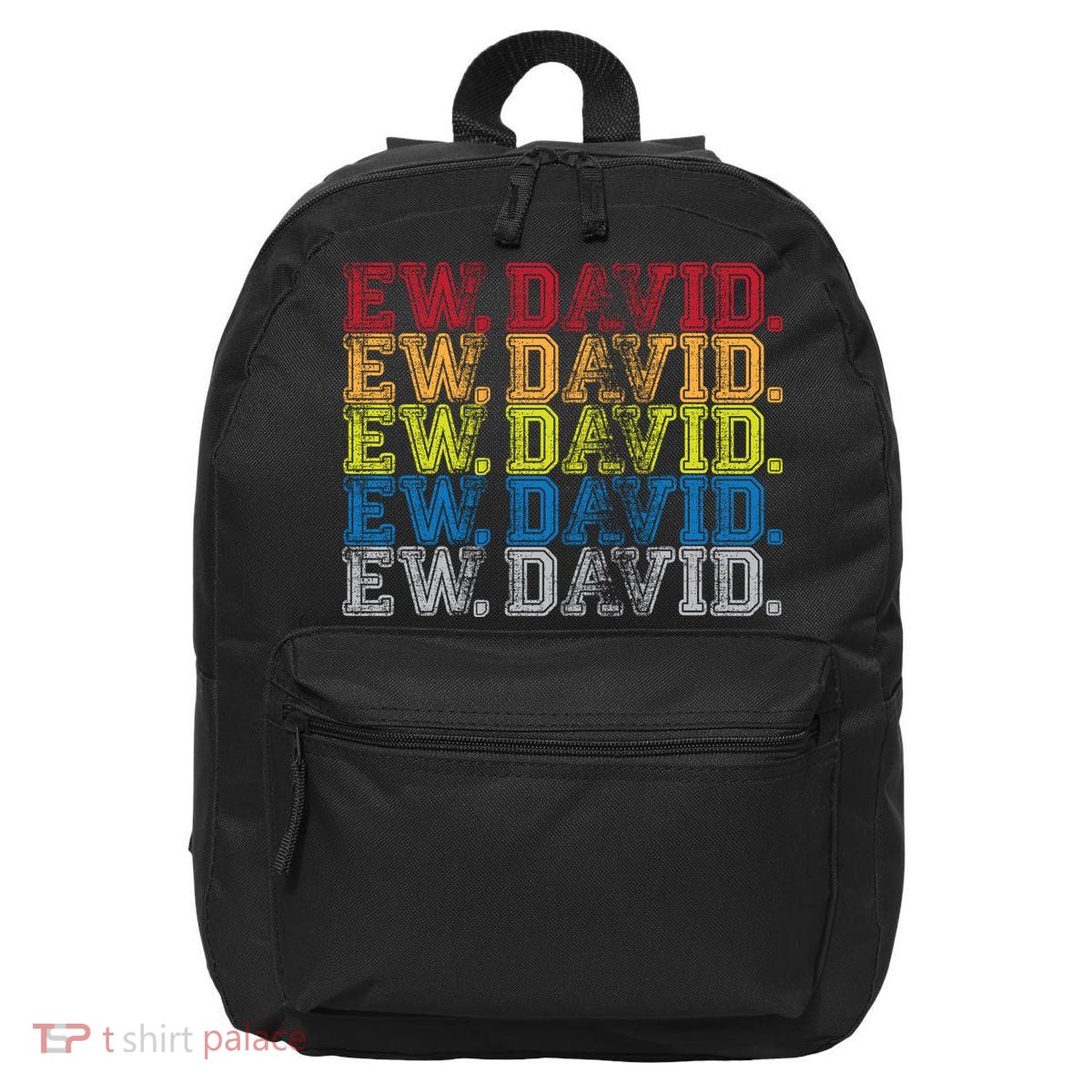 Distressed Ew, David 16 in Basic Backpack