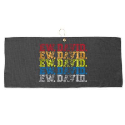 Distressed Ew, David Large Microfiber Waffle Golf Towel