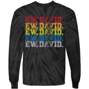 Distressed Ew, David Tie-Dye Long Sleeve Shirt