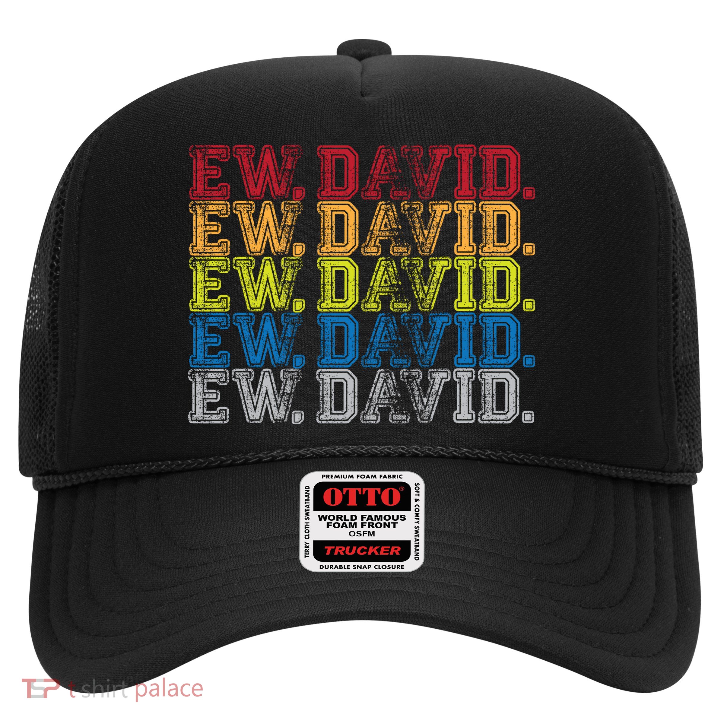 Distressed Ew, David Trucker Hat