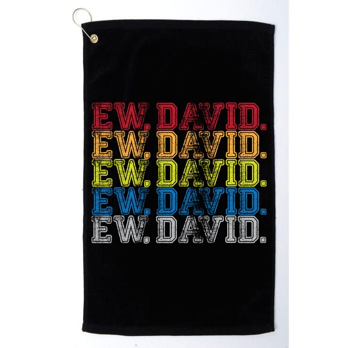 Distressed Ew, David Golf Towel
