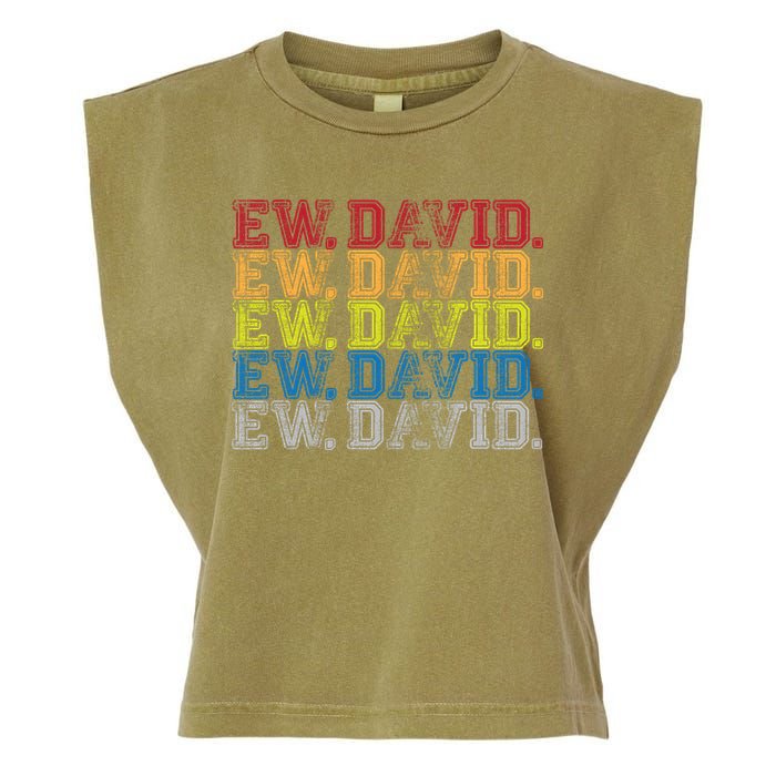 Distressed Ew, David Garment-Dyed Women's Muscle Tee