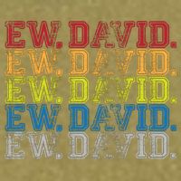 Distressed Ew, David Garment-Dyed Women's Muscle Tee