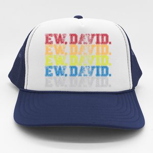 Distressed Ew, David Trucker Hat