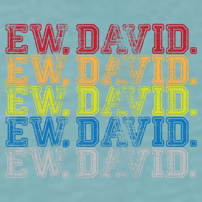 Distressed Ew, David Sueded Cloud Jersey T-Shirt