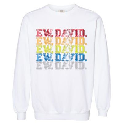 Distressed Ew, David Garment-Dyed Sweatshirt