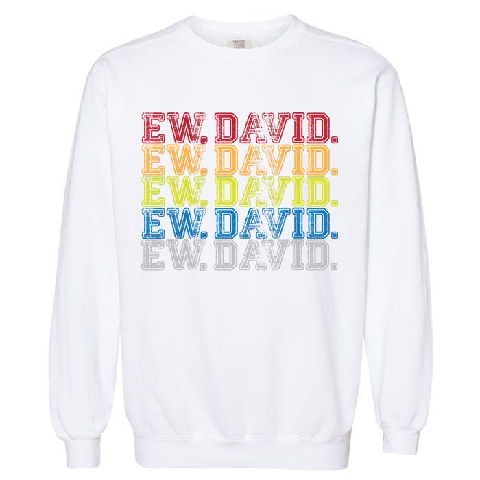 Distressed Ew, David Garment-Dyed Sweatshirt