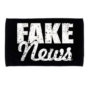 Distressed Fake News Logo Microfiber Hand Towel