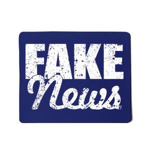 Distressed Fake News Logo Mousepad