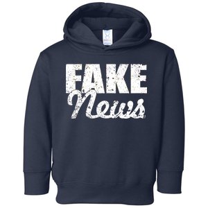 Distressed Fake News Logo Toddler Hoodie