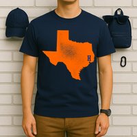 Distressed Houston Texas Baseball Fan T-Shirt