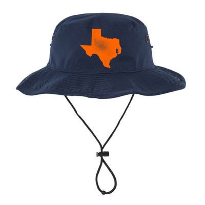 Distressed Houston Texas Baseball Fan Bucket Hat