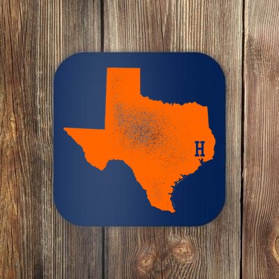 Distressed Houston Texas Baseball Fan Coaster