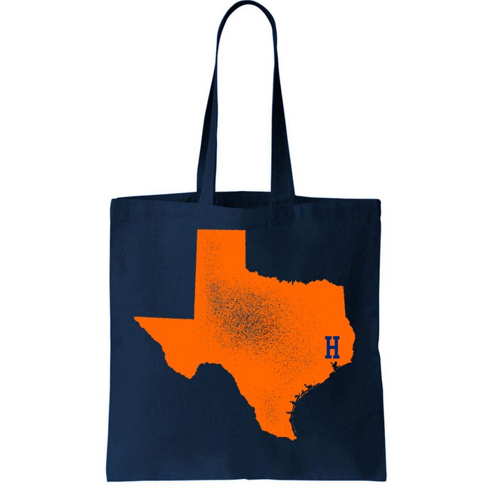 Distressed Houston Texas Baseball Fan Tote Bag