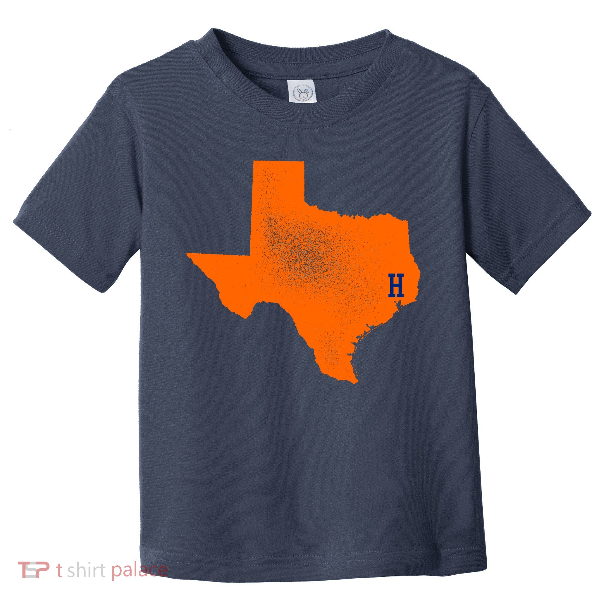 Distressed Houston Texas Baseball Fan Toddler T-Shirt