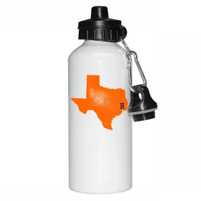 Distressed Houston Texas Baseball Fan Aluminum Water Bottle