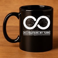Distressed Infinity Hoobastank My Turn  11oz C Handle Ceramic Mug