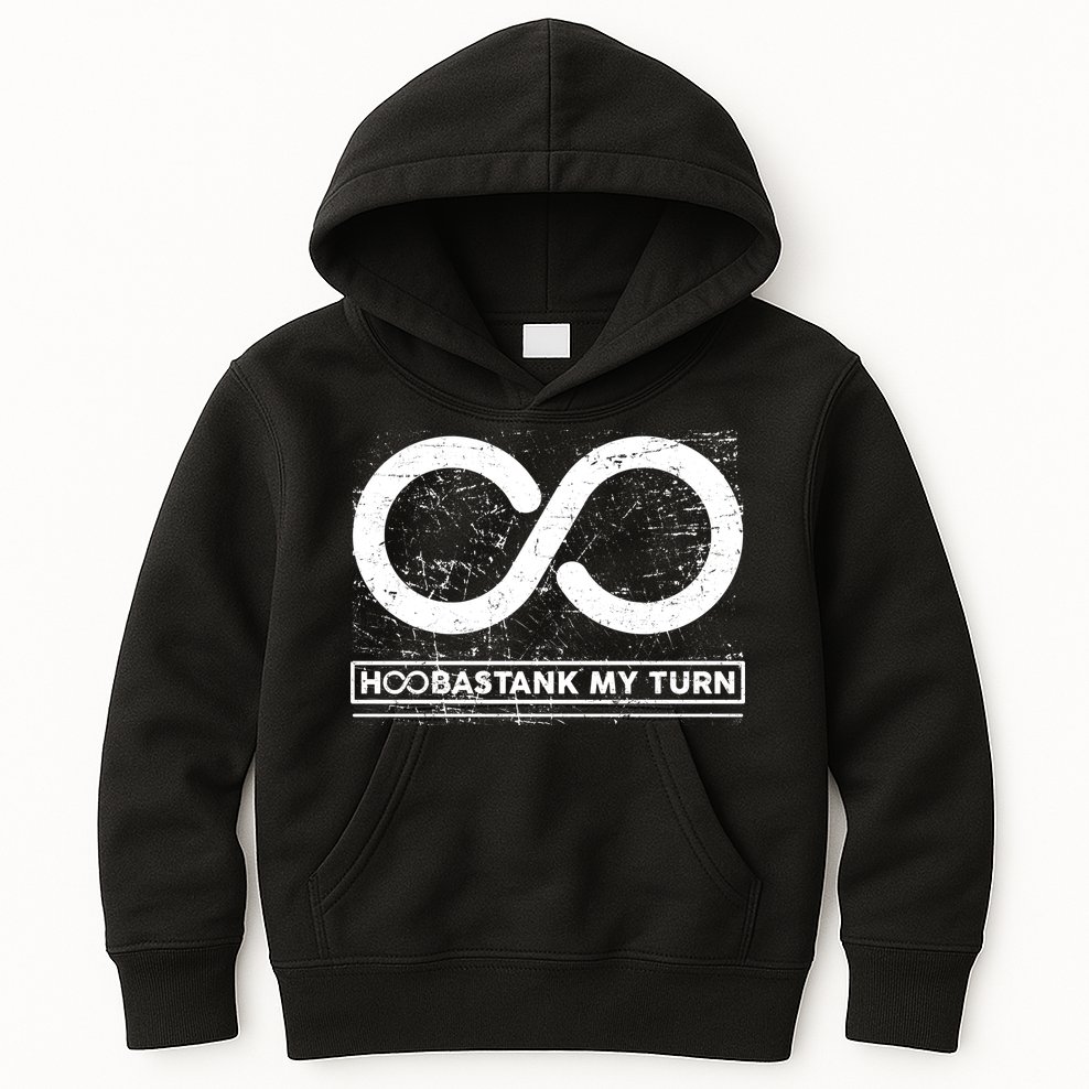 Distressed Infinity Hoobastank My Turn  Kids Hoodie