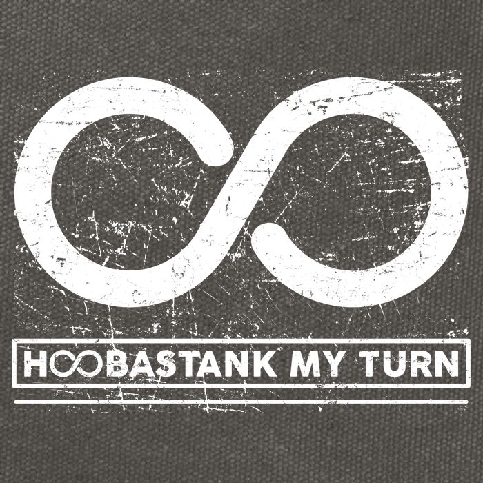 Distressed Infinity Hoobastank My Turn  Cotton Canvas Backpack