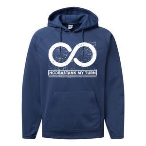 Distressed Infinity Hoobastank My Turn  Performance Fleece Hoodie