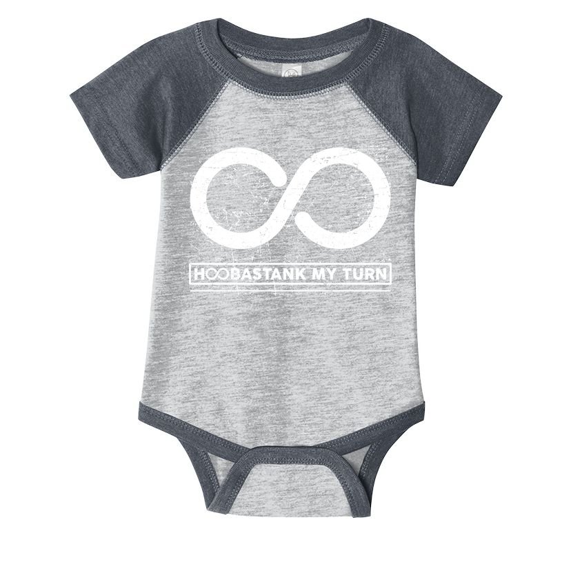 Distressed Infinity Hoobastank My Turn  Infant Baby Jersey Bodysuit