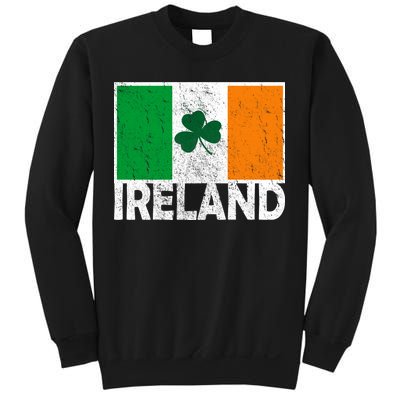 Distressed Ireland Vintage Flag Sweatshirt