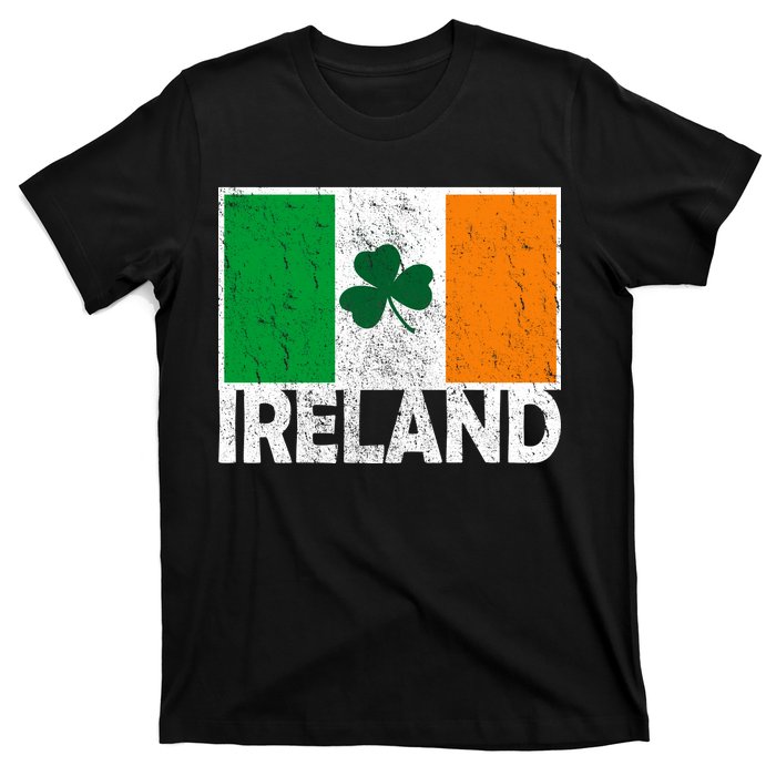 Distressed Ireland Vintage Flag T-Shirt