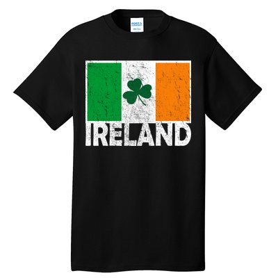 Distressed Ireland Vintage Flag Tall T-Shirt