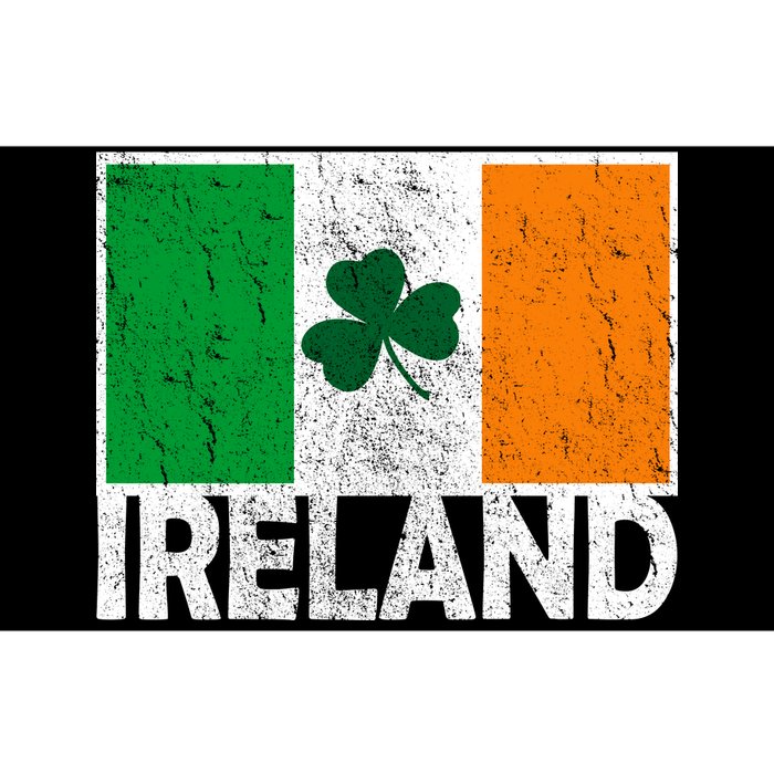 Distressed Ireland Vintage Flag Bumper Sticker