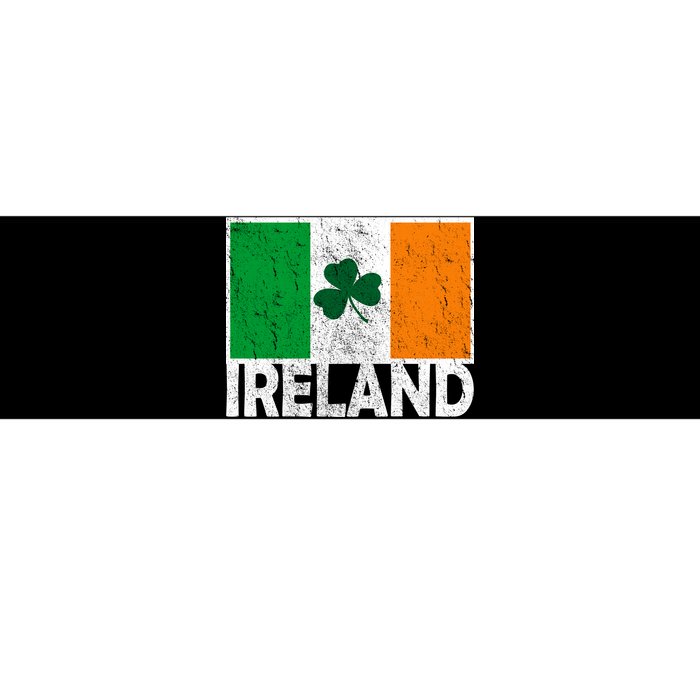 Distressed Ireland Vintage Flag Bumper Sticker