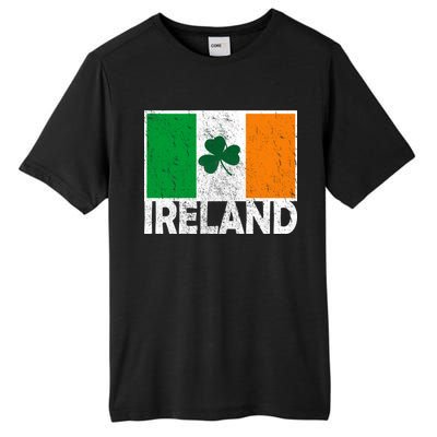 Distressed Ireland Vintage Flag Tall Fusion ChromaSoft Performance T-Shirt