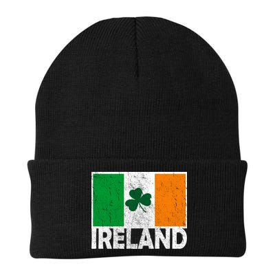 Distressed Ireland Vintage Flag Beanie