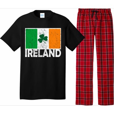 Distressed Ireland Vintage Flag Pajama Set